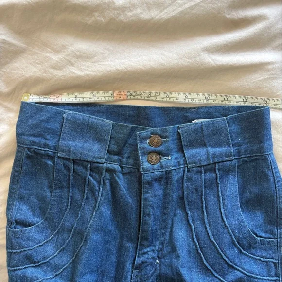 Vintage deadstock Texwood faded flare jeans 60s/70s - Picture 7 of 9